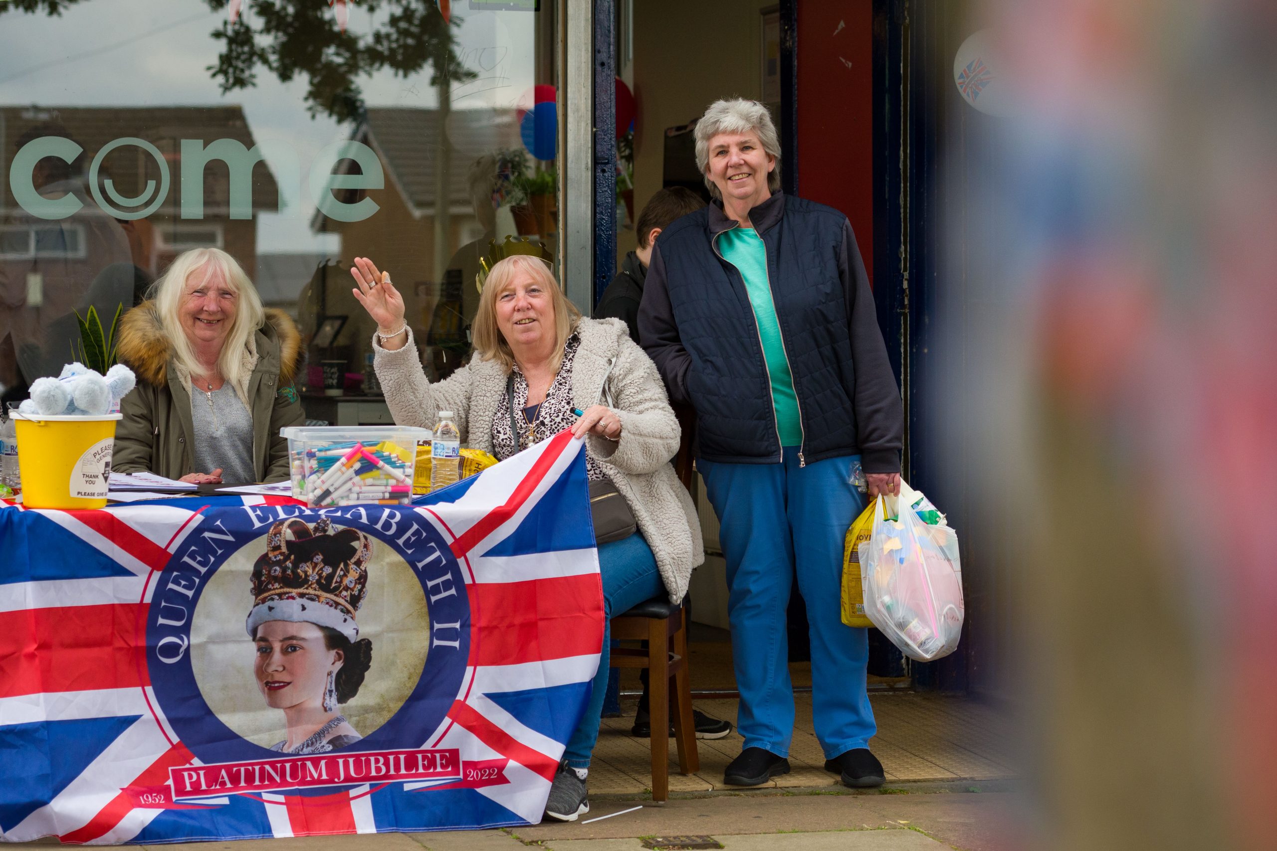 Residents celebrating Longridge Jubilee Party