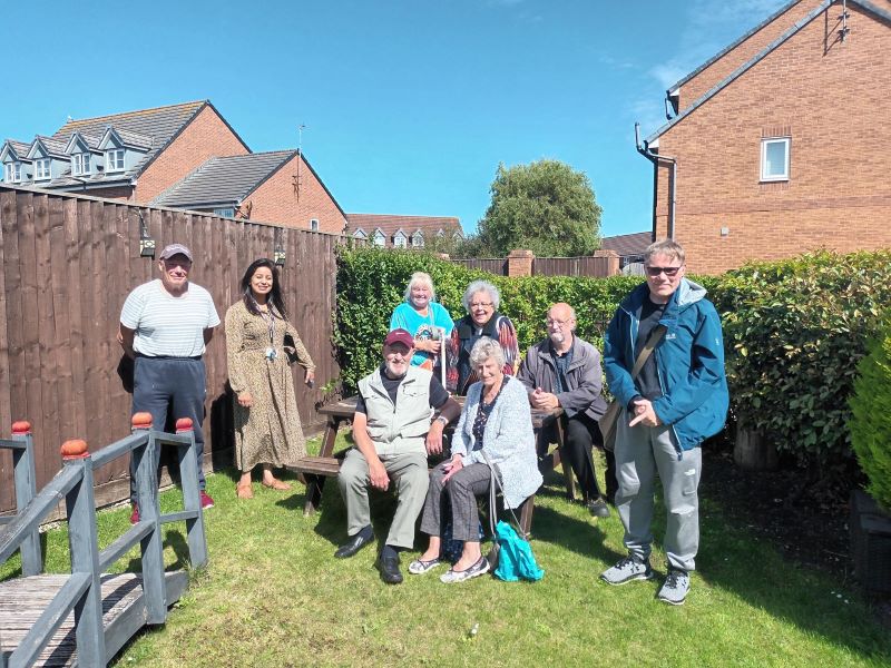 Bowland House customers visit Thorncross, Fleetwood